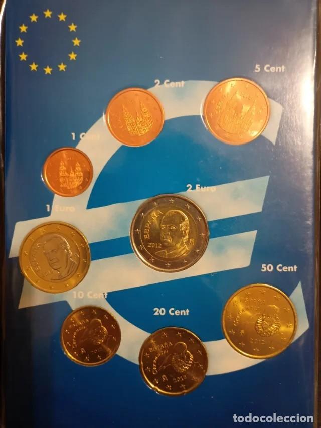 Euros: Espa&ntilde;a 1 c&eacute;ntimo a 2 euros &euro; sin circular 2005 2006 2007 2008 2009 2010 2011 2013 2016 SC