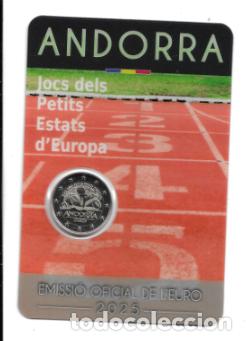 Euros: ANDORRA 2025. COINCARD DE 2 &euro; JUEGOS DE LOS PEQUE&Ntilde;OS ESTADOS DE EUROPA.