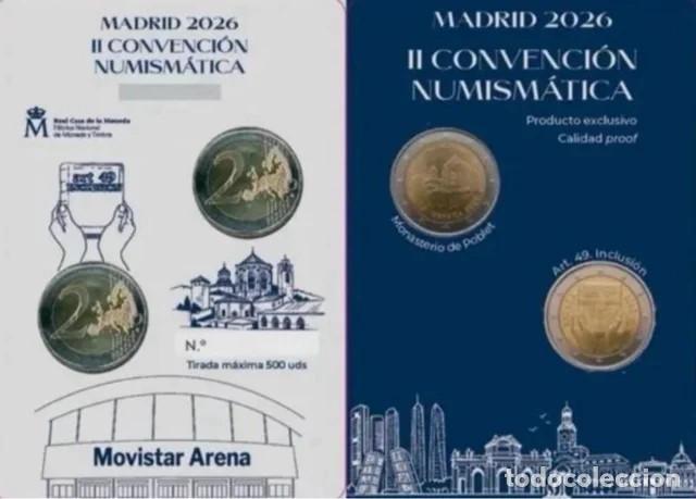 Euros: 2 de2 euros ESPA&Ntilde;A 2026 - Coincard Madrid 2026 II Convenci&oacute;n Numism&aacute;tica (500 UNIDADES)