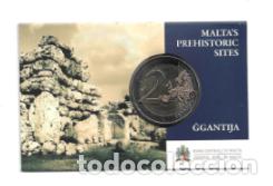 Euros: MALTA 2016. COINCARD DE 2 &euro; DEDICADO AL TEMPLO DE GGANTIJA.