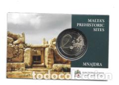 Euros: MALTA 2018. COINCARD 2 EUROS CONMEMORATIVOS DE LOS TEMPLOS DE MNAJDRA.