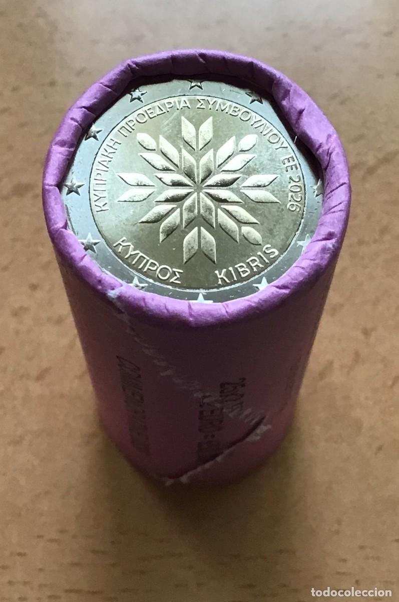 Euros: 2 euros conmemorativos de Chipre. Presidencia consejo UE. A&ntilde;o 2026. Sin circular