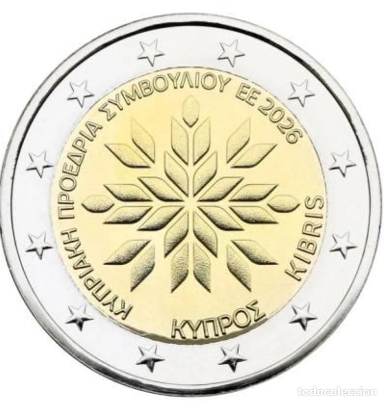 Euros: 2 euros CHIPRE 2026 S/C Presidencia del Consejo de la Uni&oacute;n Europea