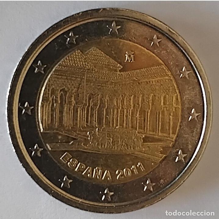 Euros: ESPA&Ntilde;A 2 euros 2011 Alhambra de Granada