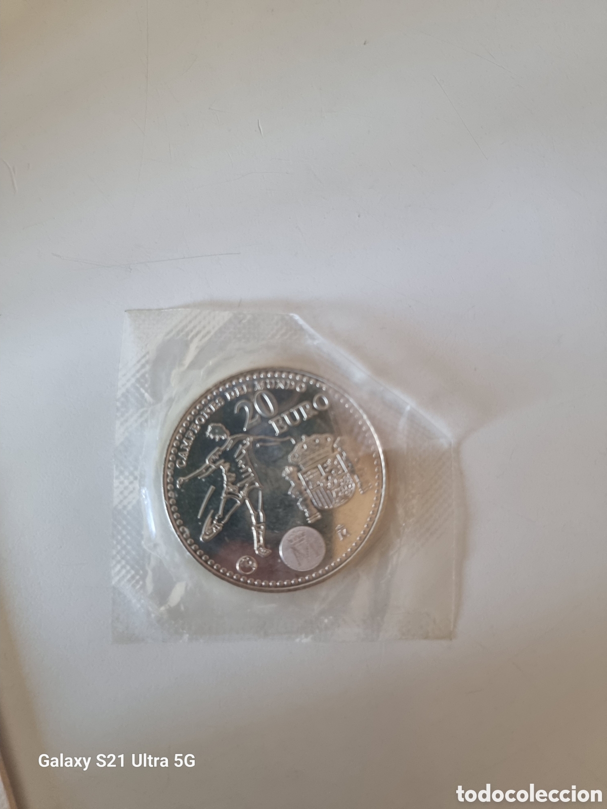 Euros: Moneda 20e Espa&ntilde;a conmemorativa del Mundial 2010