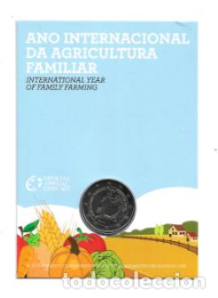 Euros: PORTUGAL 2014. COINCARD DE 2 &euro; DEDICADO A LA AGRICULTURA FAMILIAR.
