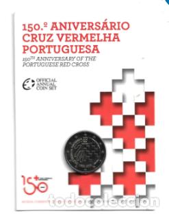 Euros: PORTUGAL 2015. COINCARD DE 2 &euro; DEDICADO AL 150&ordm; ANIVERSARIO DE LA CRUZ ROJA.