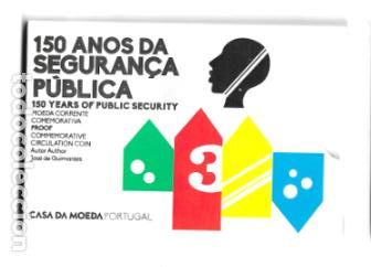 Euros: PORTUGAL 2017. COINCARD DE 2 &euro; DEDICADO AL 150 A&Ntilde;OS DE LA SEGURIDAD PUBLICA. PROOF. MONEDA A COLOR