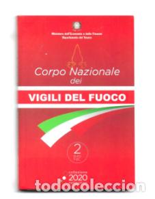 Euros: ITALIA 2020. COINCARD DE 2 &euro; DEDICADO AL CUERPO NACIONAL DE BOMBEROS.