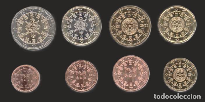 Euros: Portugal all 8 coins 2006 Uncirculated UNC