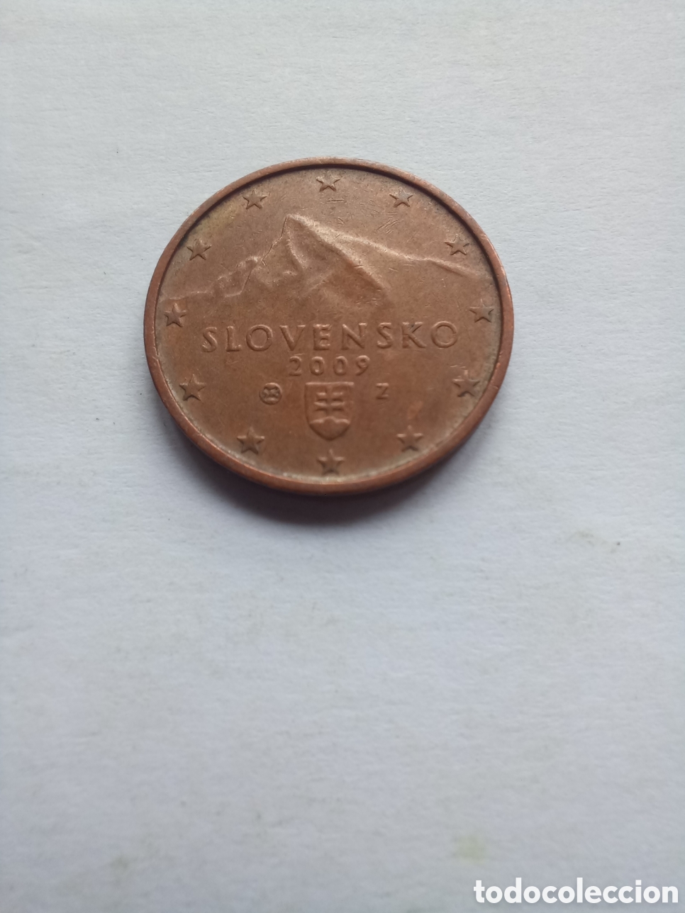 Euros: MONEDA 2 C&Eacute;NTIMOS DE EURO ESLOVAQUIA - A&Ntilde;O 2009 (PICO PRIV&Aacute;N MONTES TRATA)