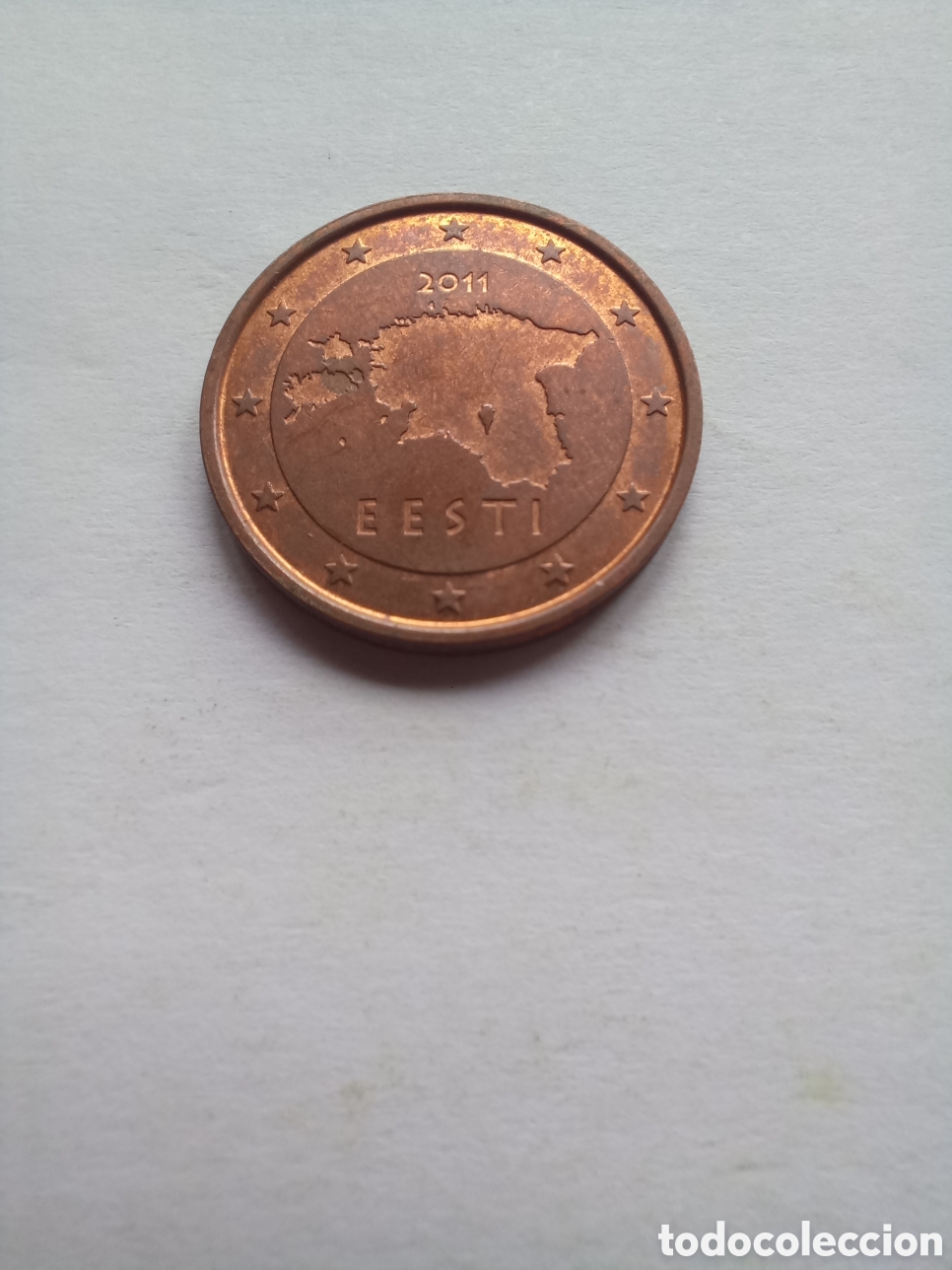 Euros: MONEDA 2 C&Eacute;NTIMOS DE EURO ESTONIA - A&Ntilde;O 2011