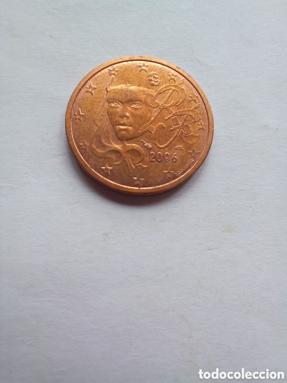 Euros: MONEDA 2 C&Eacute;NTIMOS DE EURO FRANCIA - A&Ntilde;O 2006 (C&Eacute;RES)