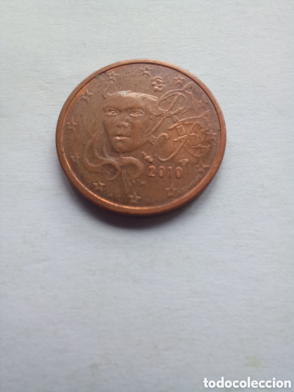 Euros: MONEDA 2 C&Eacute;NTIMOS DE EURO FRANCIA - A&Ntilde;O 2010 (C&Eacute;RES)
