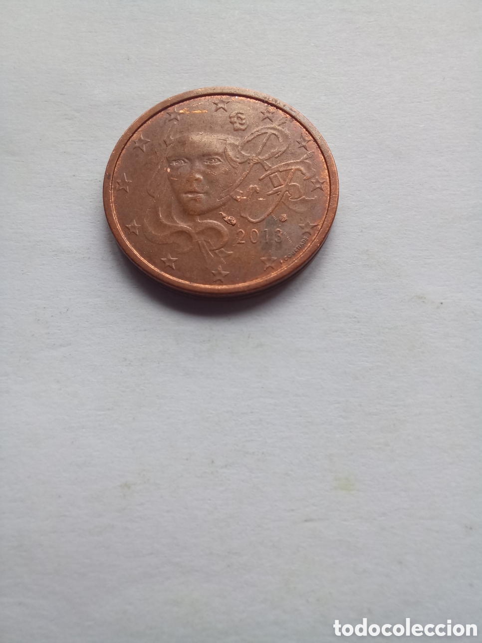 Euros: MONEDA 2 C&Eacute;NTIMOS DE EURO FRANCIA - A&Ntilde;O 2013 (C&Eacute;RES)