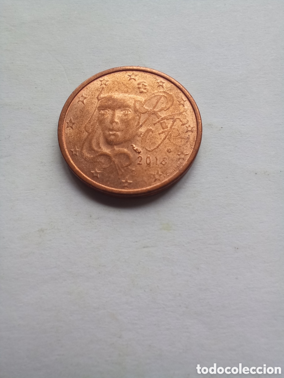 Euros: MONEDA 2 C&Eacute;NTIMOS DE EURO FRANCIA - A&Ntilde;O 2016 (C&Eacute;RES)
