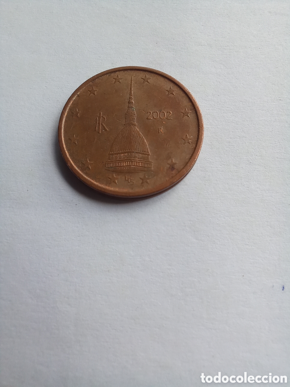 Euros: MONEDA 2 C&Eacute;NTIMOS DE EURO ITALIA - A&Ntilde;O 2002 (MOLE ANTONELLIANA)