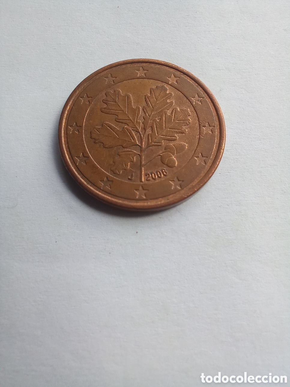Euros: MONEDA 5 C&Eacute;NTIMOS DE EURO ALEMANIA - A&Ntilde;O 2006, CECA J (HOJAS DE ROBLE)