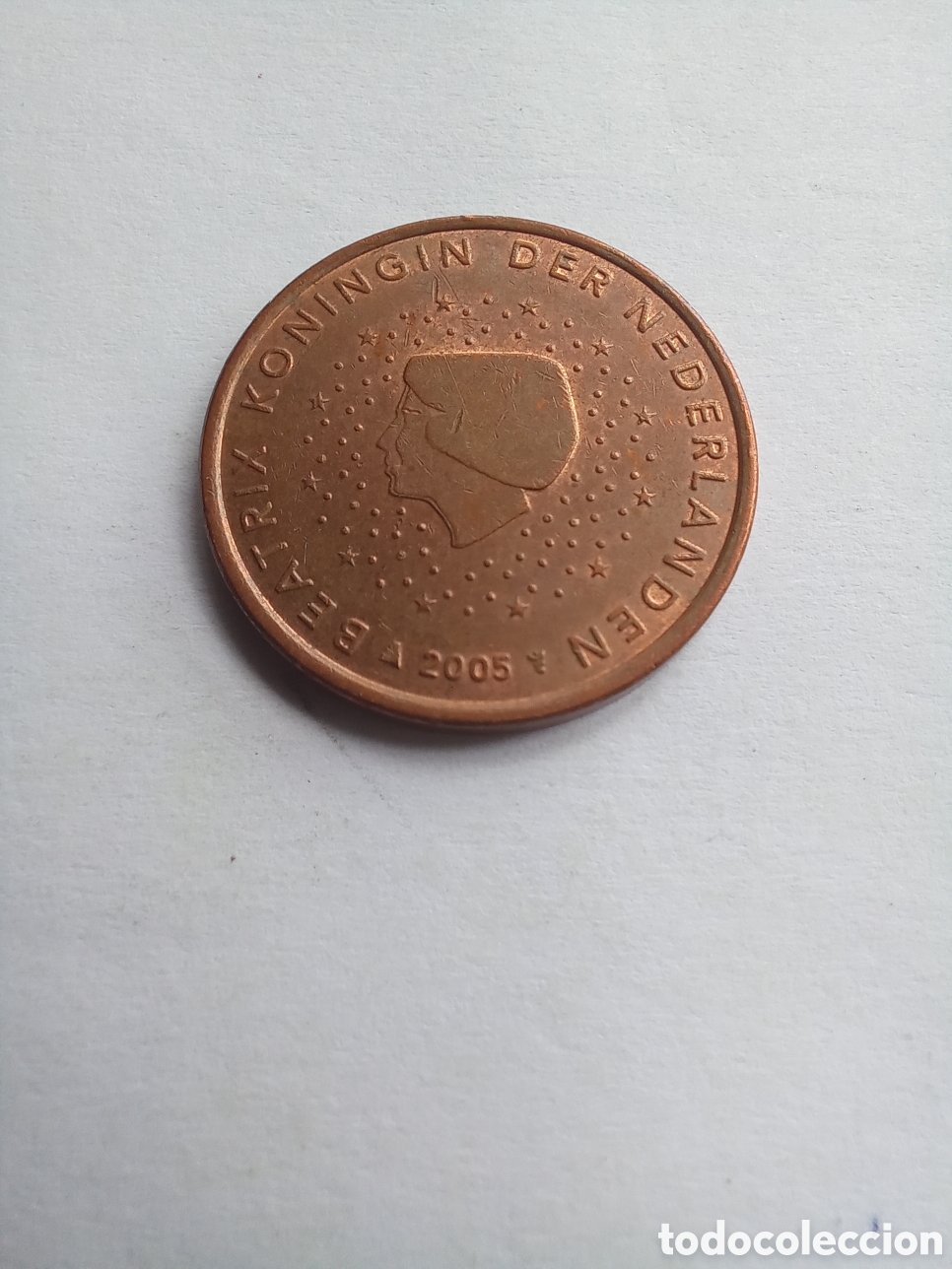 Euros: MONEDA 5 C&Eacute;NTIMOS DE EURO HOLANDA - A&Ntilde;O 2005 (REINA BEATRIZ)