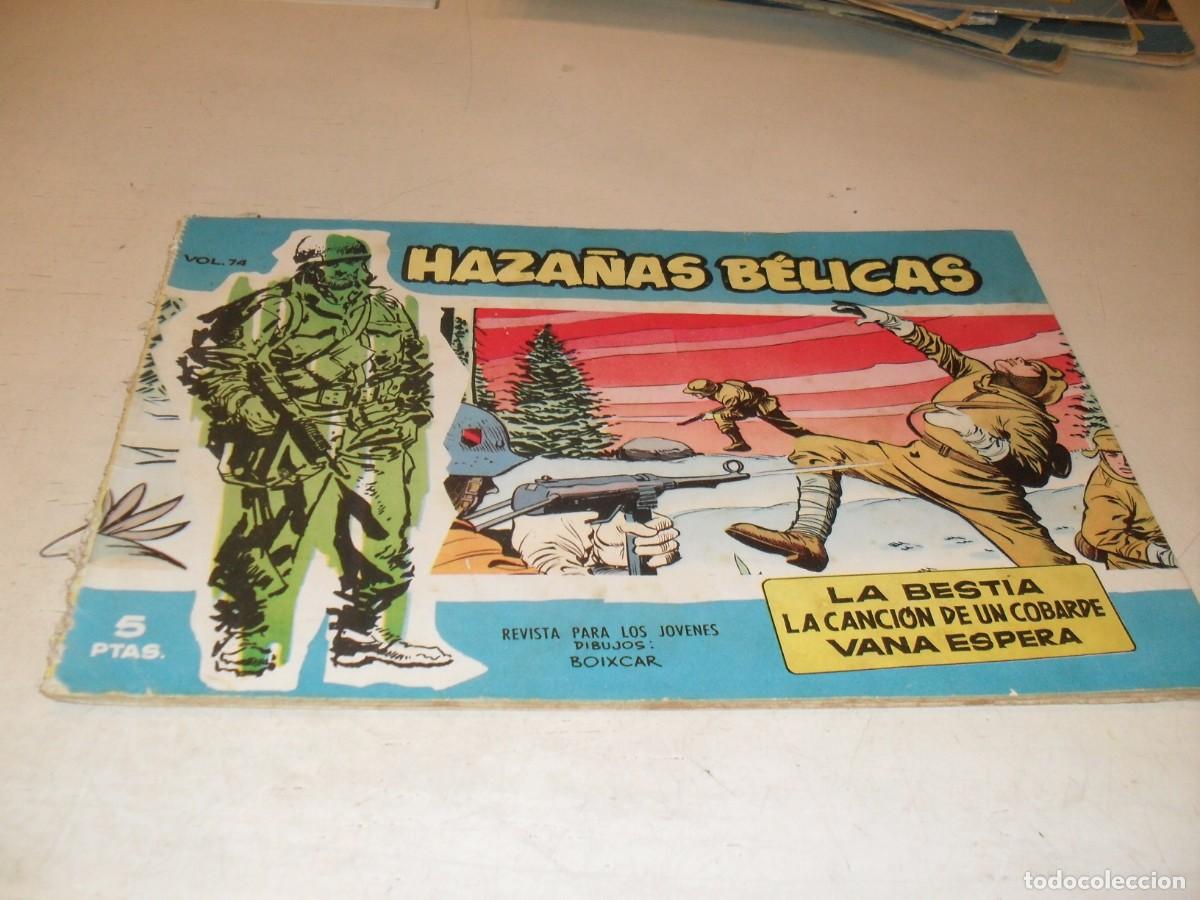 Euros: HAZA&Ntilde;AS BELICAS,S.AZUL,N&ordm; 74,LA BESTIA,Y 2 AVENTURAS MAS,DE 370.TORAY,1957