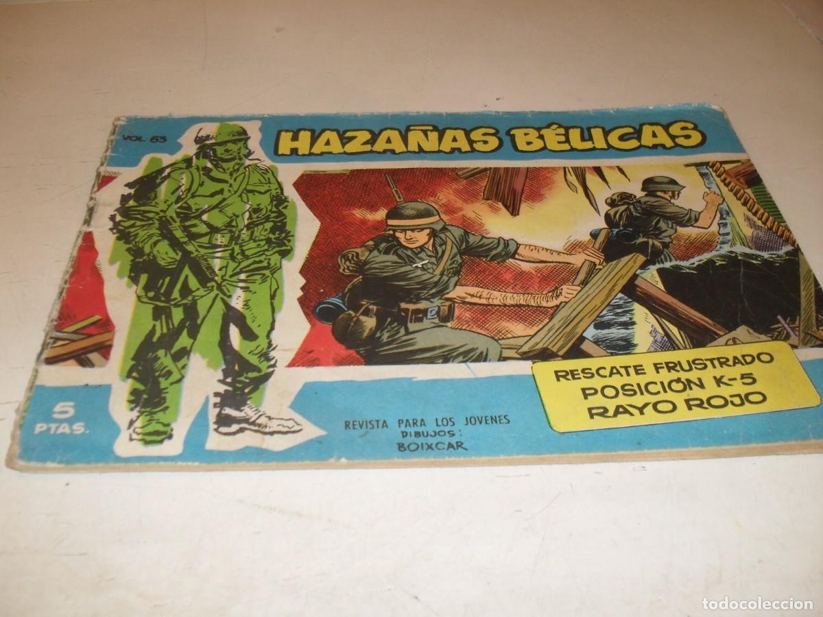 Euros: HAZA&Ntilde;AS BELICAS,S.AZUL,N&ordm;63.RESCATE FRUSTRADO,Y 2 AVENTURAS MAS,DE 370.TORAY,1957