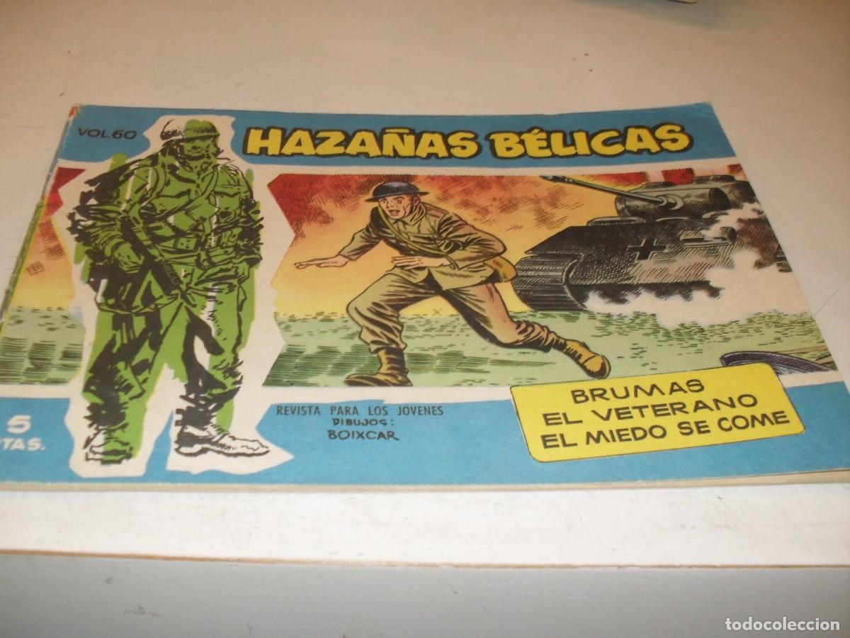 Euros: HAZA&Ntilde;AS BELICAS,S.AZUL,N&ordm; 60,BRUMAS,Y 2 AVENTURAS MAS,DE 370.TORAY,1957