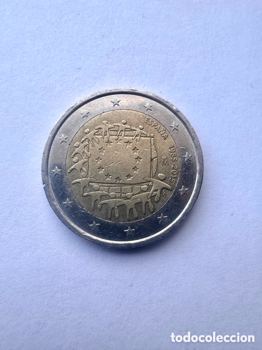 Euros: Moneda 2 euros Espa&ntilde;a 1985-2015