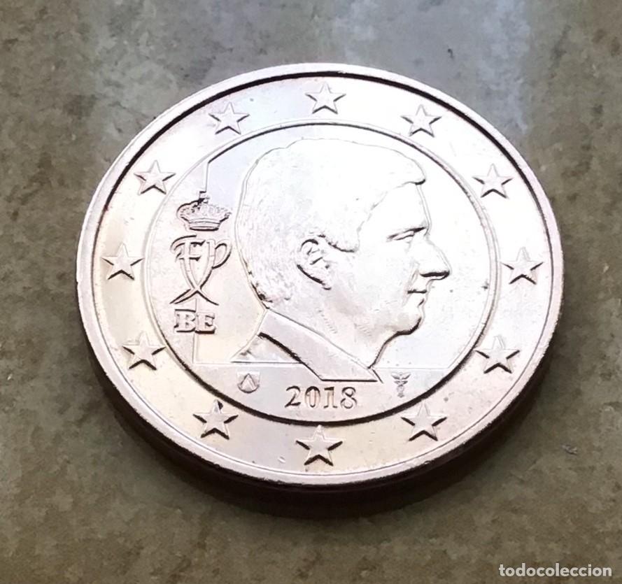 Euros: 5 c&eacute;ntimos de euro de B&eacute;lgica. A&ntilde;o 2018