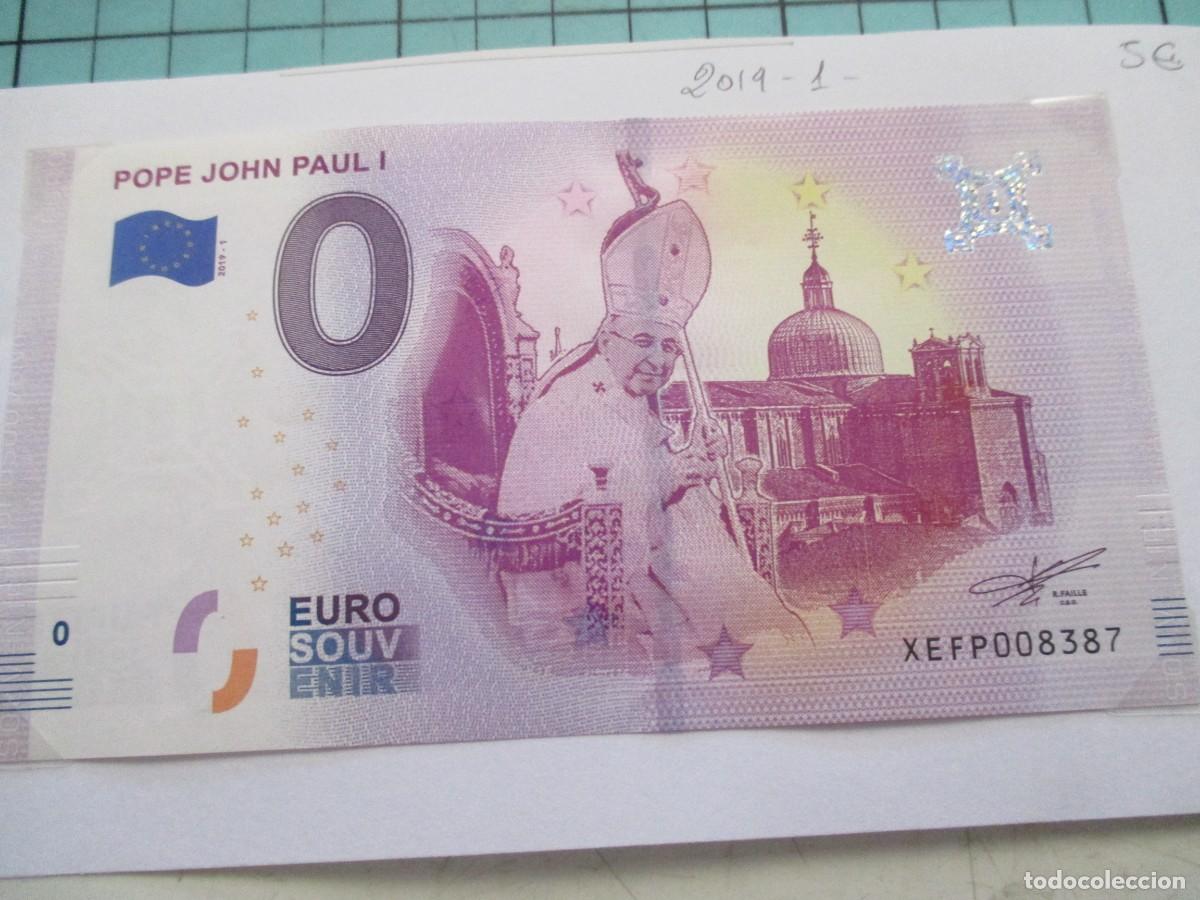 Euros: BILLETES EURO SOUVENIRS 0 EUROS-