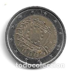 Euros: ESPA&Ntilde;A 2015. MONEDA 2 &euro; CONMEMORATIVA DEL XXX ANIVERSARIO DE LA BANDERA EUROPEA. CIRCULADA.