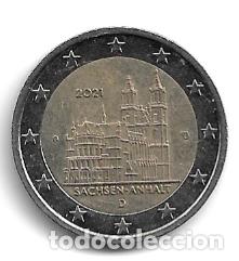 Euros: ALEMANIA 2023. MONEDA 2 &euro; CONMEMORATIVA ESTADO DE SAJNIAANHALT. CECA G. CIRCULADA.