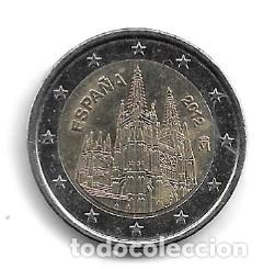 Euros: ESPA&Ntilde;A 2012. MONEDA DE 2 &euro; CONMEMORATIVA DE LA CATEDRAL DE BURGOS. CIRCULADA.