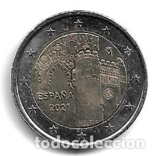 Euros: ESPA&Ntilde;A 2021. MONEDA DE 2 &euro; CONMEMORATIVA DE LA CIUDAD DE TOLEDO. CIRCULADA.