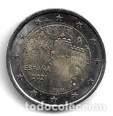 Euros: ESPA&Ntilde;A 2021. MONEDA DE 2 &euro; CONMEMORATIVA DE LA CIUDAD DE TOLEDO. CIRCULADA.