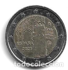 Euros: ESPA&Ntilde;A 2021. MONEDA DE 2 &euro; CONMEMORATIVA DE LA CIUDAD DE TOLEDO. CIRCULADA.
