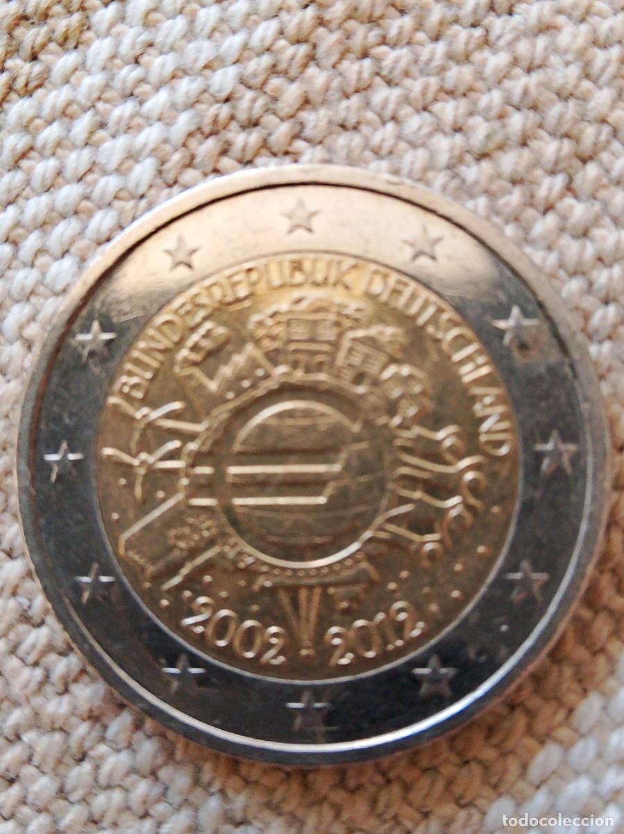 Euros: Moneda 2 euro Alemania F 2012 10 a&ntilde;os a Euro