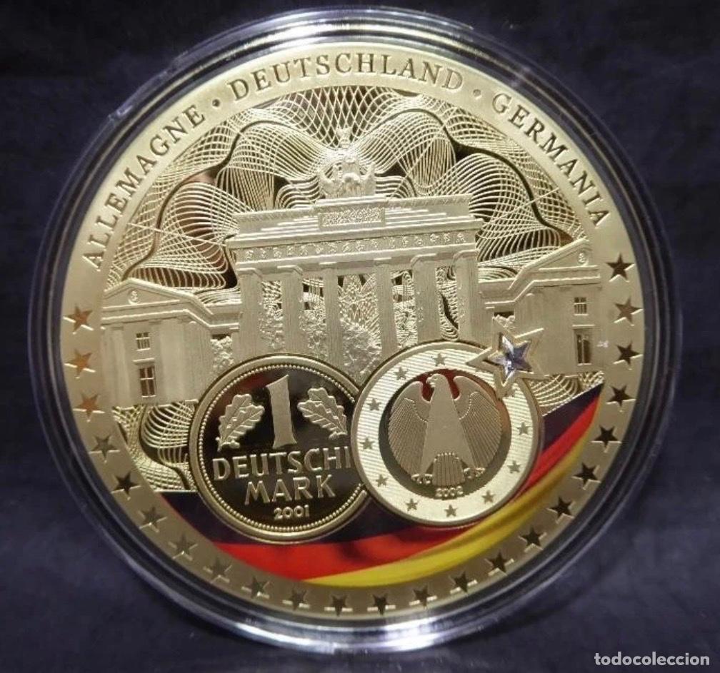 Euros: Medalla Conmemorativa &ldquo;20 A&ntilde;os del Euro&rdquo; &ndash; Alemania 2018 Proof | Swarovski | Edici&oacute;n Limitada 9