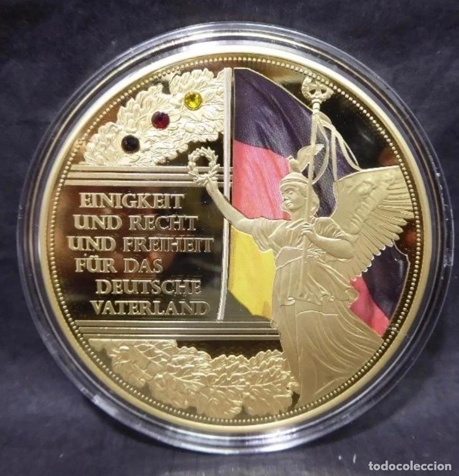 Euros: Medalla Gigante &ldquo;Himno Nacional de Alemania&rdquo; 2019 Proof | Swarovski | Edici&oacute;n Limitada 9.999 un