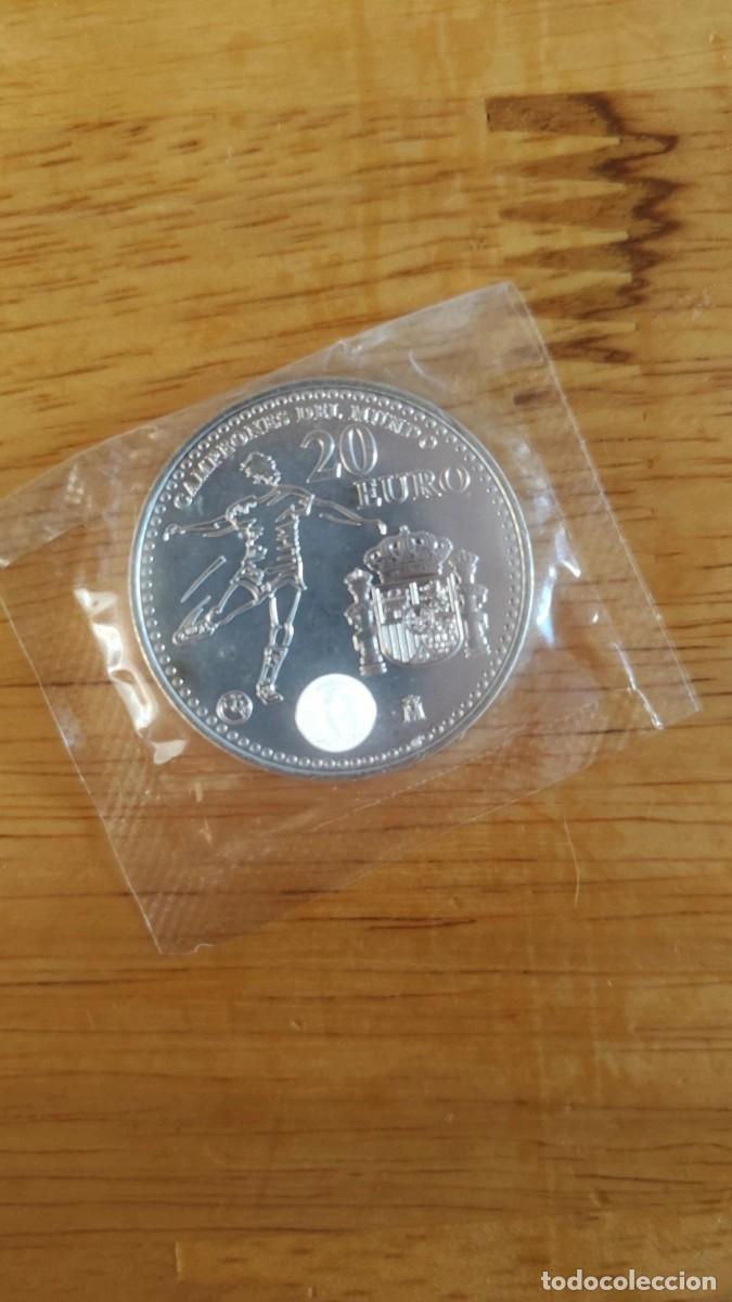 Euros: Moneda 20 Euro Campeones del Mundo 2010. SC. Plata