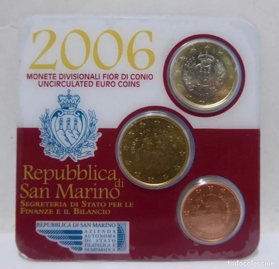 Euros: Mini Cartera Oficial Euro 2006 &ndash; Rep&uacute;blica de San Marino | FDC | Emisi&oacute;n Oficial