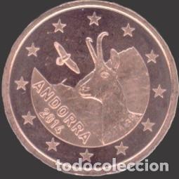 Euros: Andorra 5 Cent 2014 Unicrculated UNC