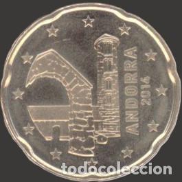 Euros: Andorra 20 Cent 2014 Unicrculated UNC