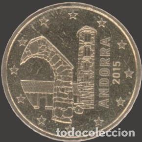 Euros: Andorra 50 Cent 2015 Unicrculated UNC