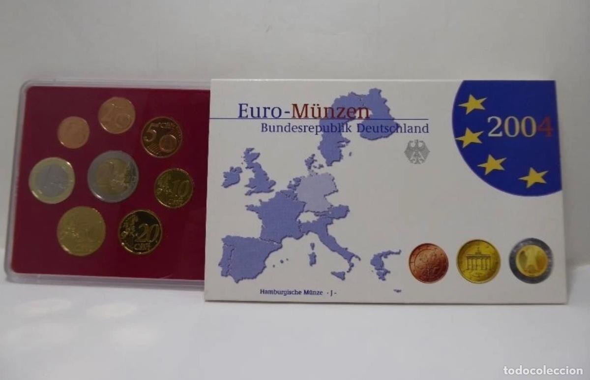Euros: Cartera Oficial de Euros Alemania 2004 (Ceca J - Hamburgo) | Completa | Bl&iacute;ster Original |