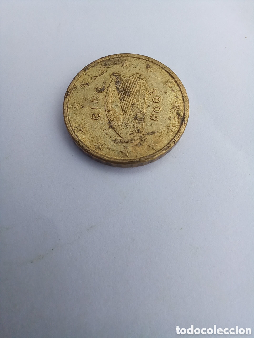 Euros: MONEDA 10 C&Eacute;NTIMOS DE EURO IRLANDA - A&Ntilde;O 2008 (S&Iacute;MBOLO NACIONAL)