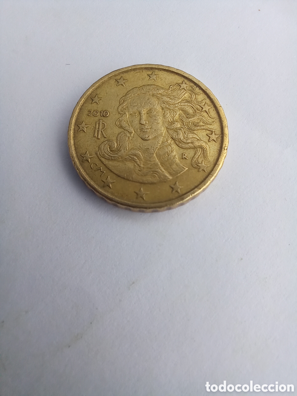 Euros: MONEDA 10 C&Eacute;NTIMOS DE EURO ITALIA - A&Ntilde;O 2010 (VENUS BOTICELLI)
