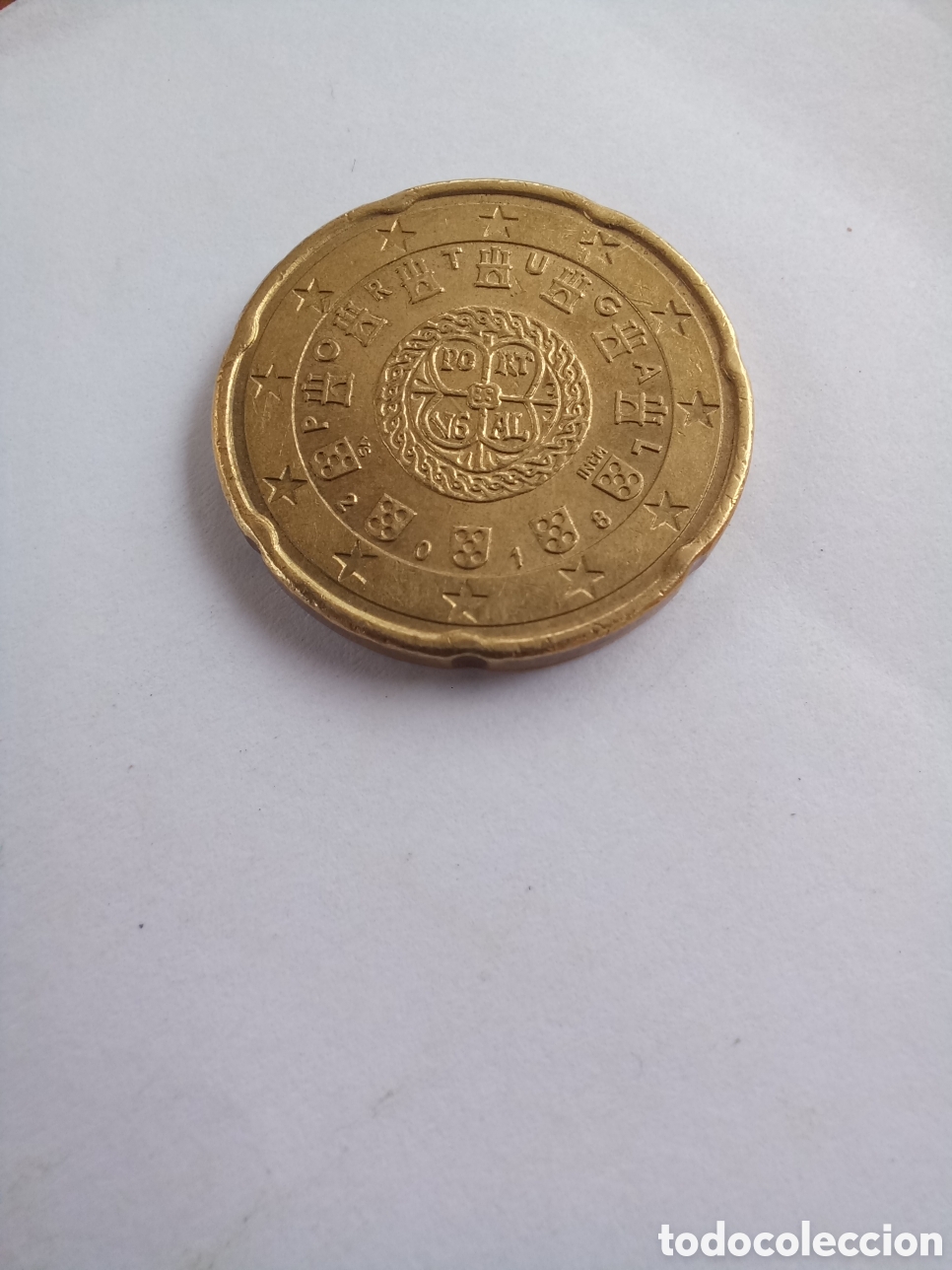 Euros: MONEDA 20 C&Eacute;NTIMOS DE EURO PORTUGAL - A&Ntilde;O 2018 (ANAGRAMA REAL)