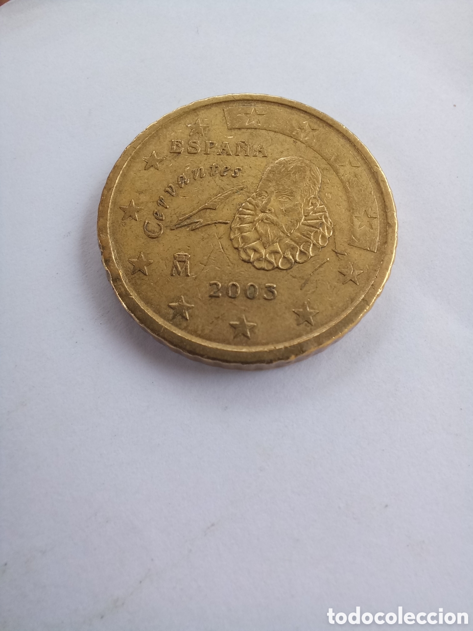 Euros: MONEDA 50 C&Eacute;NTIMOS DE EURO ESPA&Ntilde;A - A&Ntilde;O 2003 (MIGUEL DE CERVANTES)