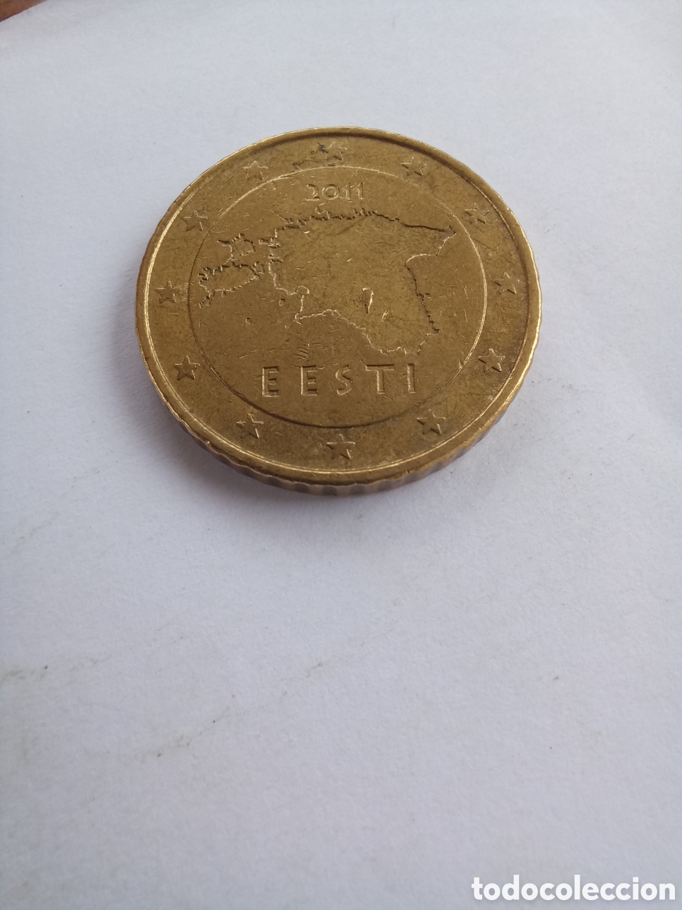 Euros: MONEDA 50 C&Eacute;NTIMOS DE EURO ESTONIA - A&Ntilde;O 2011