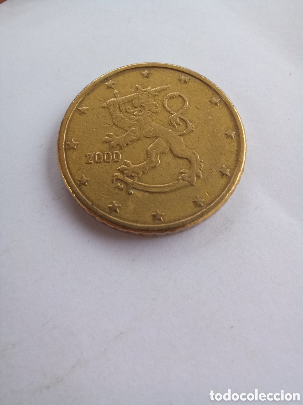 Euros: MONEDA 50 C&Eacute;NTIMOS DE EURO FINLANDIA - A&Ntilde;O 2000 (ESCUDO FINLANDIA)